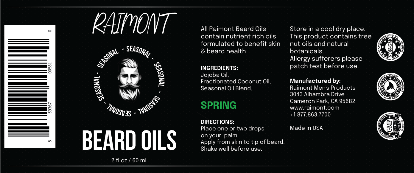 Seasonal Beard Oil