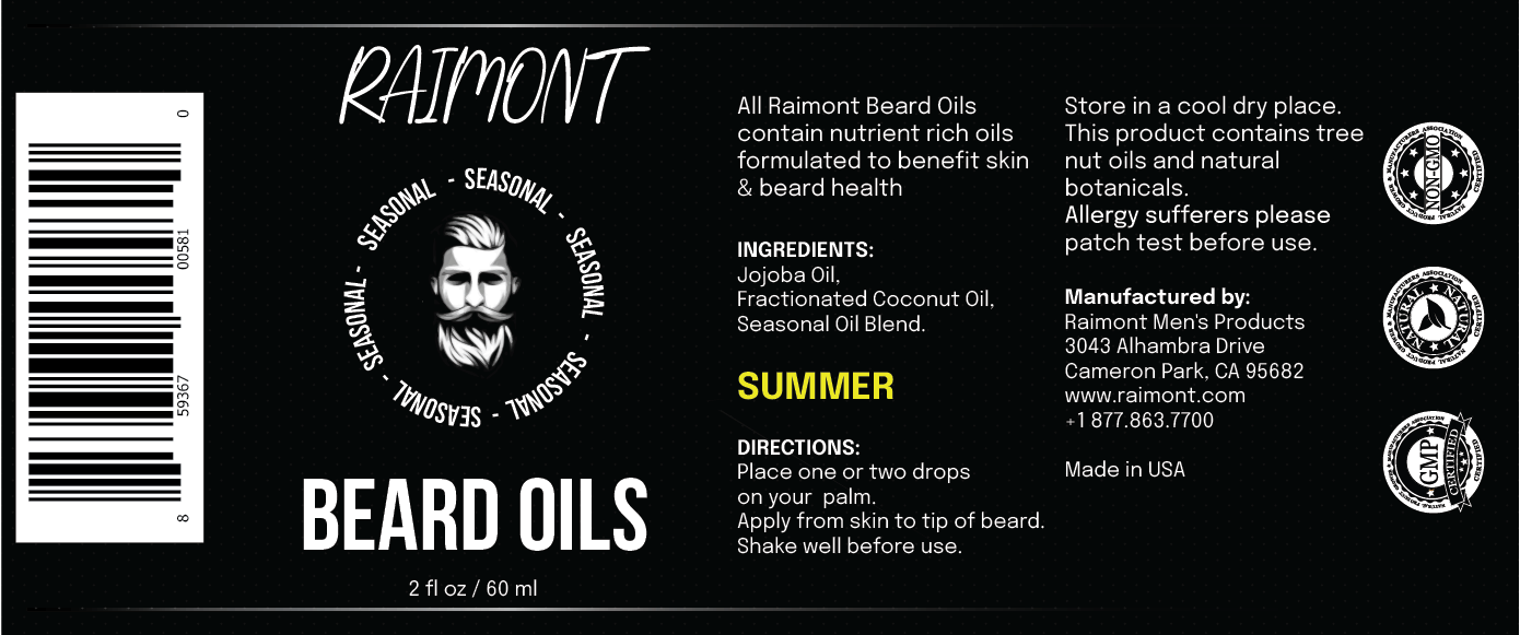 Seasonal Beard Oil